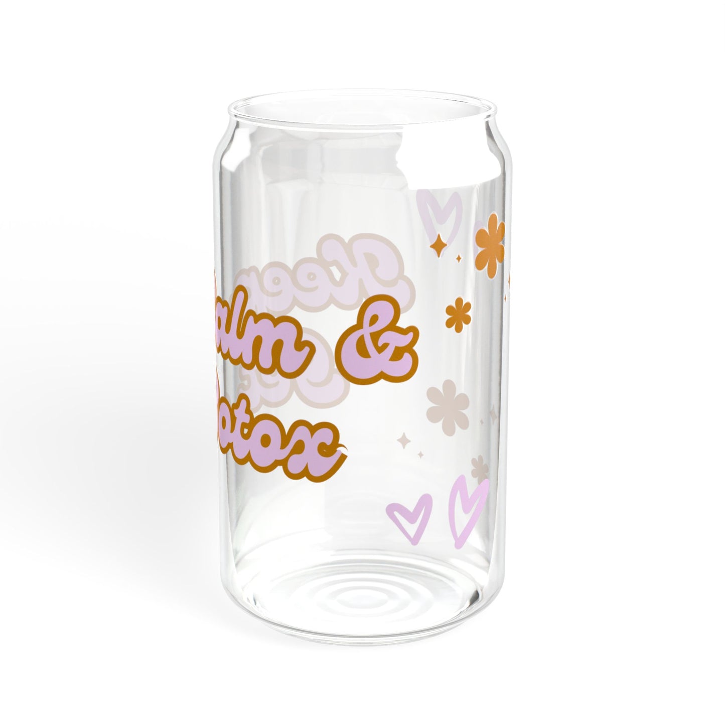 Sipper Glass - 16oz - Keep Calm & Get Botox