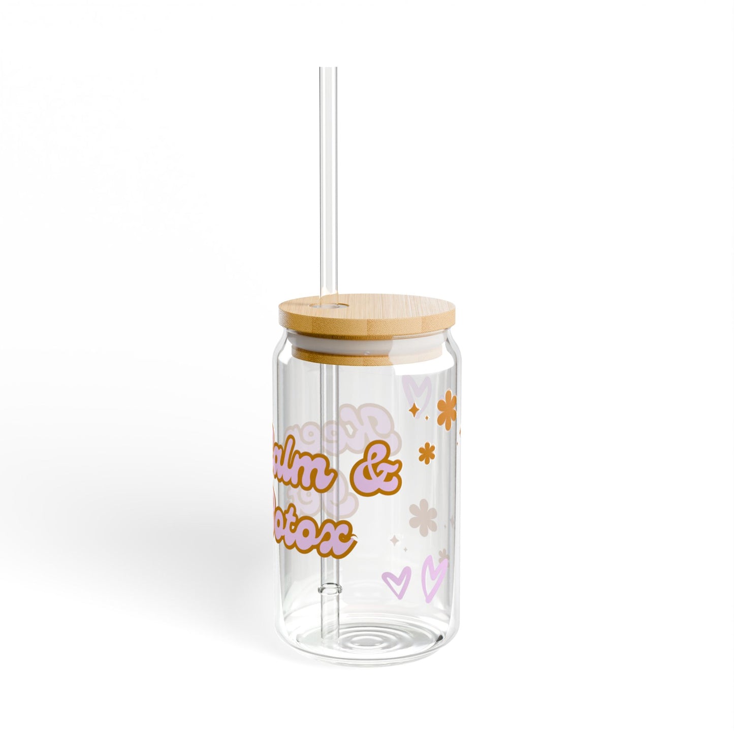 Sipper Glass - 16oz - Keep Calm & Get Botox
