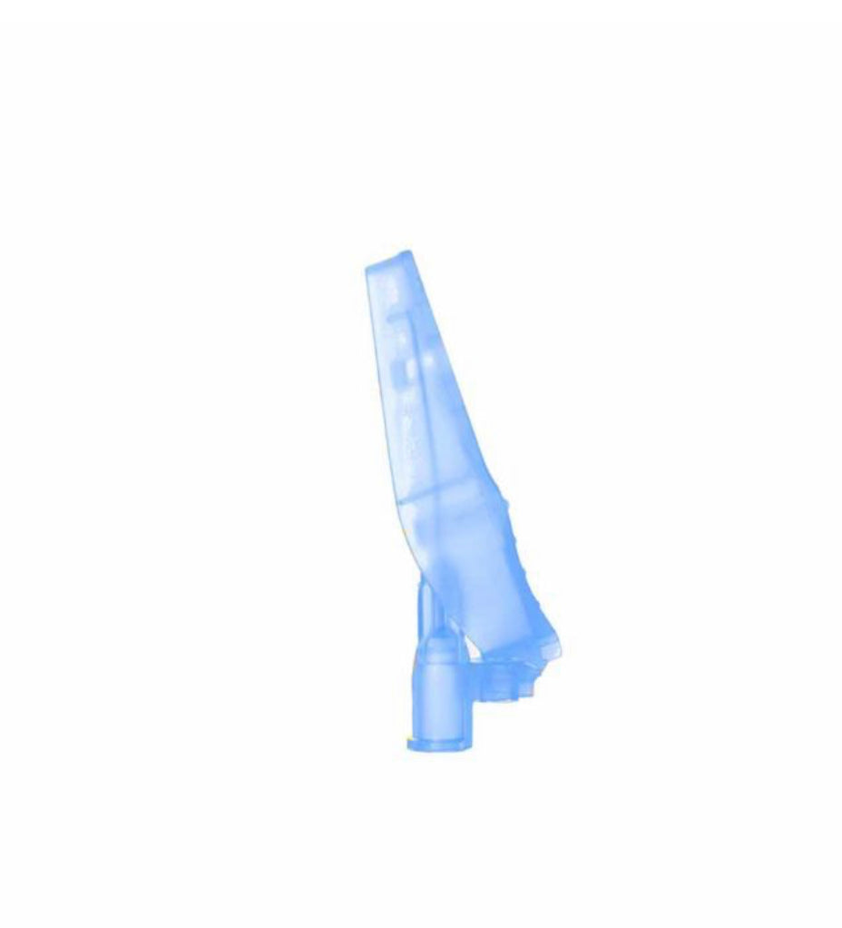 23G Blue Needle With Safety Cap (x5)
