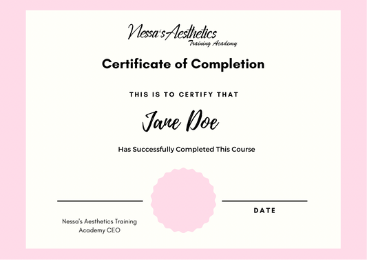 Certificate Of Completion - Hard Copy
