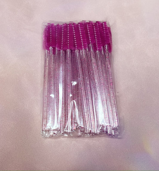 Glitter Mascara Brushes - 50 Pack
