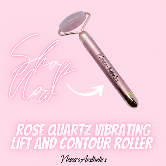 Rose Quartz Vibrating Lift And Contour Roller