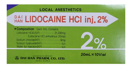 Lidocaine 2% 20ml (x1 vial)