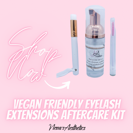 Vegan Friendly Eyelash Extensions Aftercare Kit